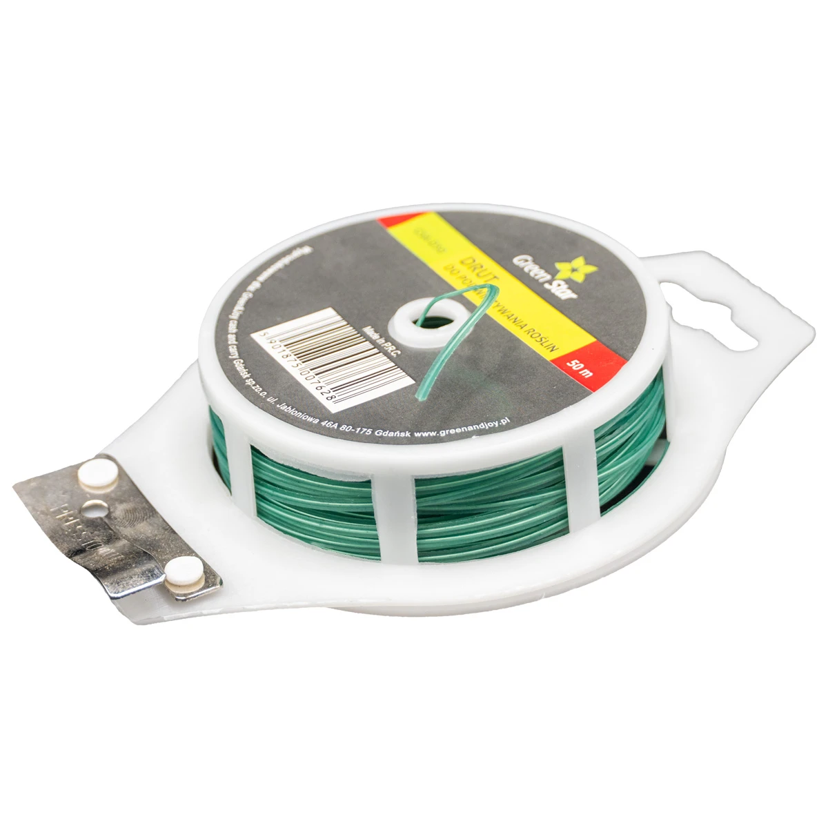 Drut płaski do podwiązywania roślin 50M Green Star / GSA-D50