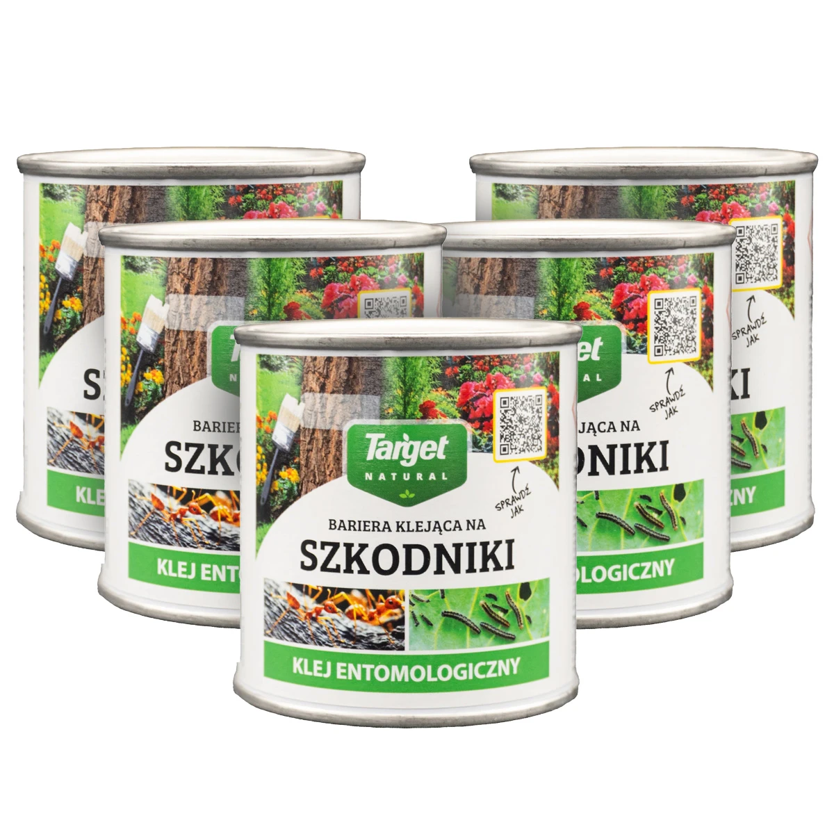 TARGET BARIERA KLEJĄCA NA SZKODNIKI 200ML x 5szt ZESTAW 