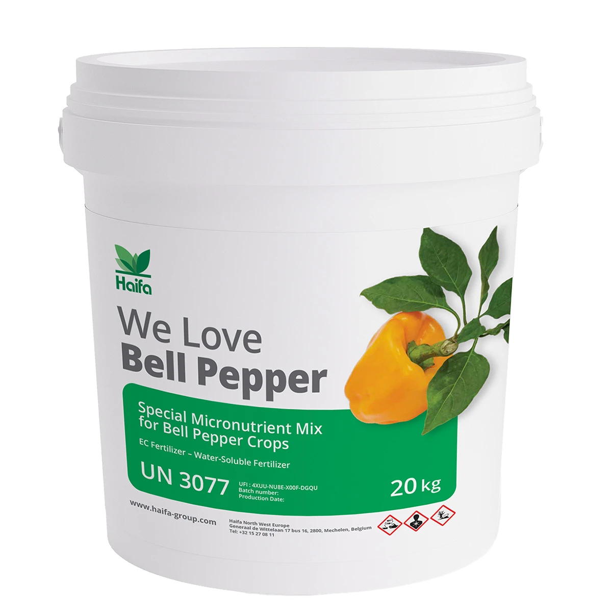 Haifa We Love Bell Pepper 20 kg micro mix