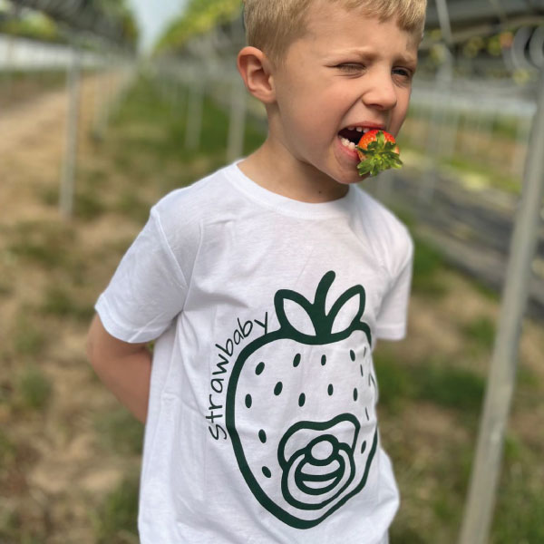 Koszulka z Truskawką StrawBaby rozm. 98  