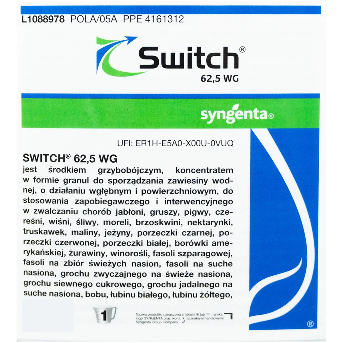 SWITCH 62,5 WG 1KG