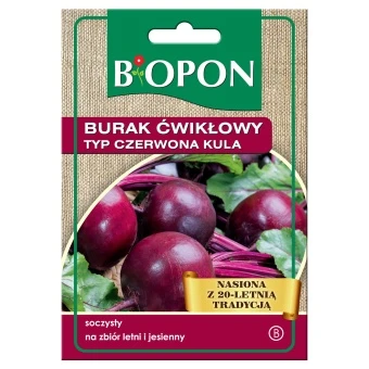 Burak Ćwikłowy Czerwona Kula Nasiona 15 g Biopon
