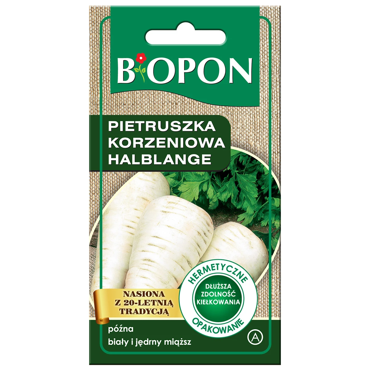 Pietruszka korzeniowa Halblange Nasiona 3 g Biopon