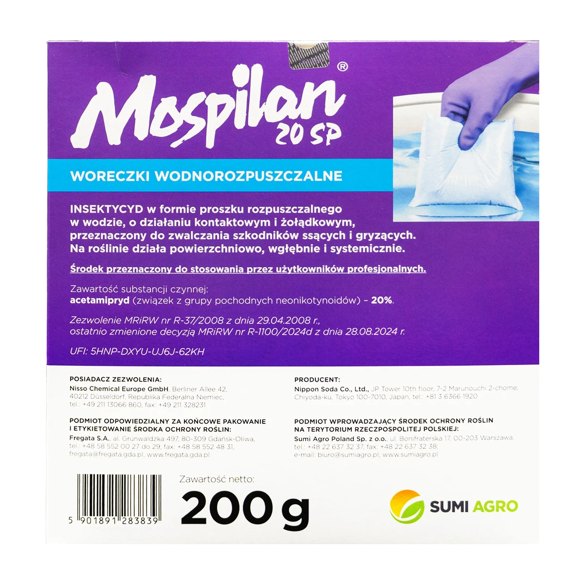 Mospilan 20 SP Sumi Agro 200 g