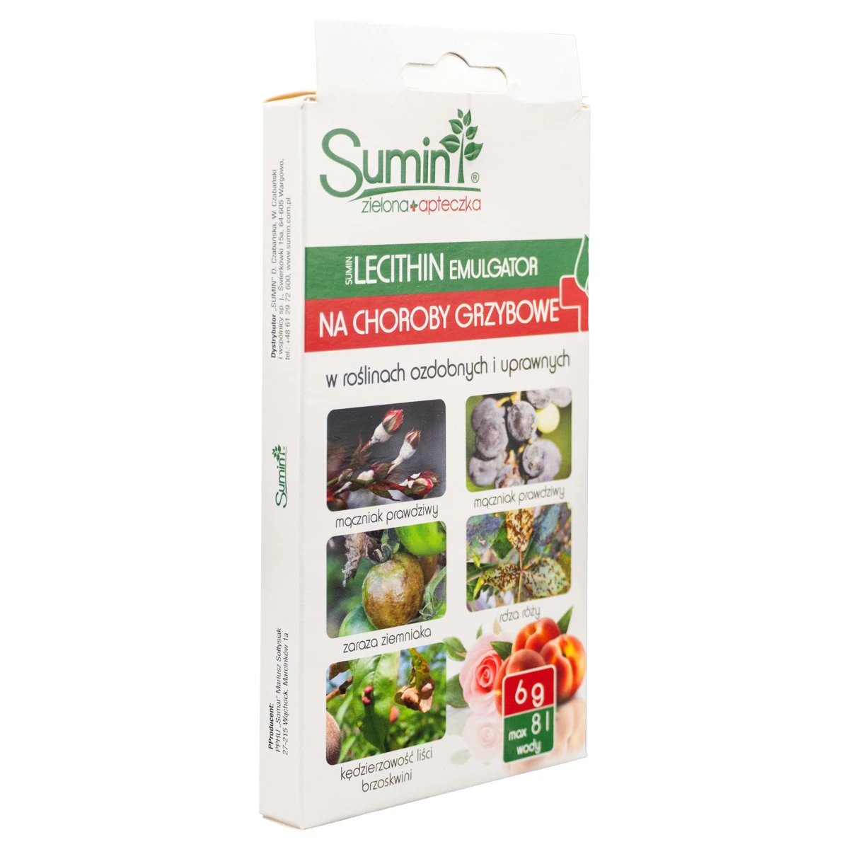 SUMIN LECITHIN 6G zwalcza choroby drzew, krzewów i warzyw