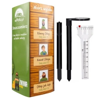 Deszczomierz Bott Fold wbijany z sumatorem opadów, stojak składany 