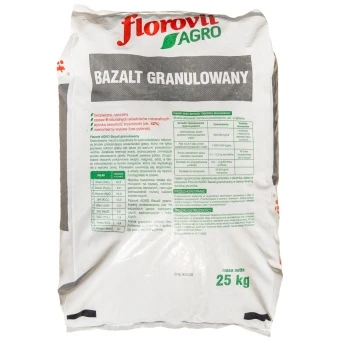 Bazalt granulowany 25 kg - polepszacz glebowy Florovit Agro