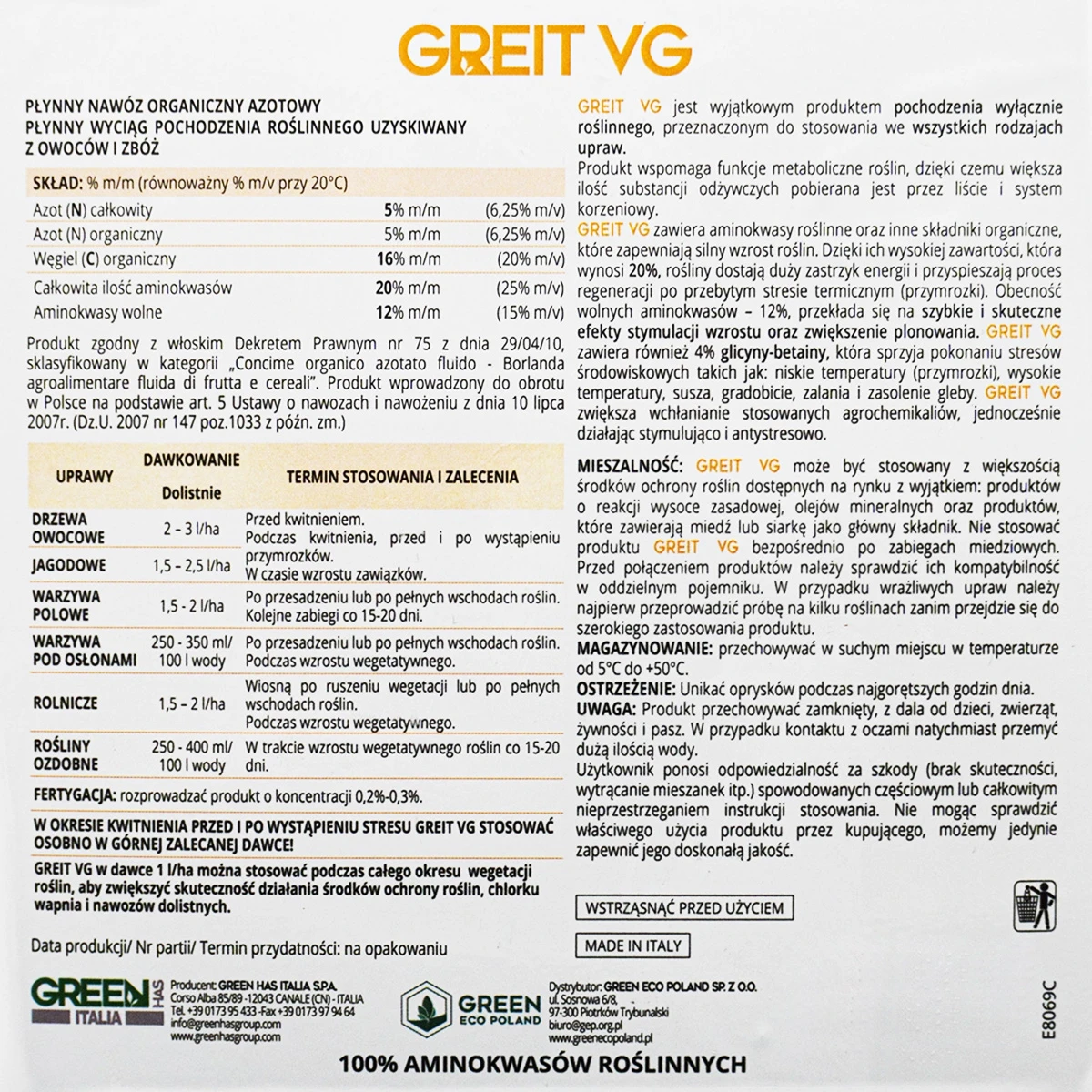 Greit VG 15 L