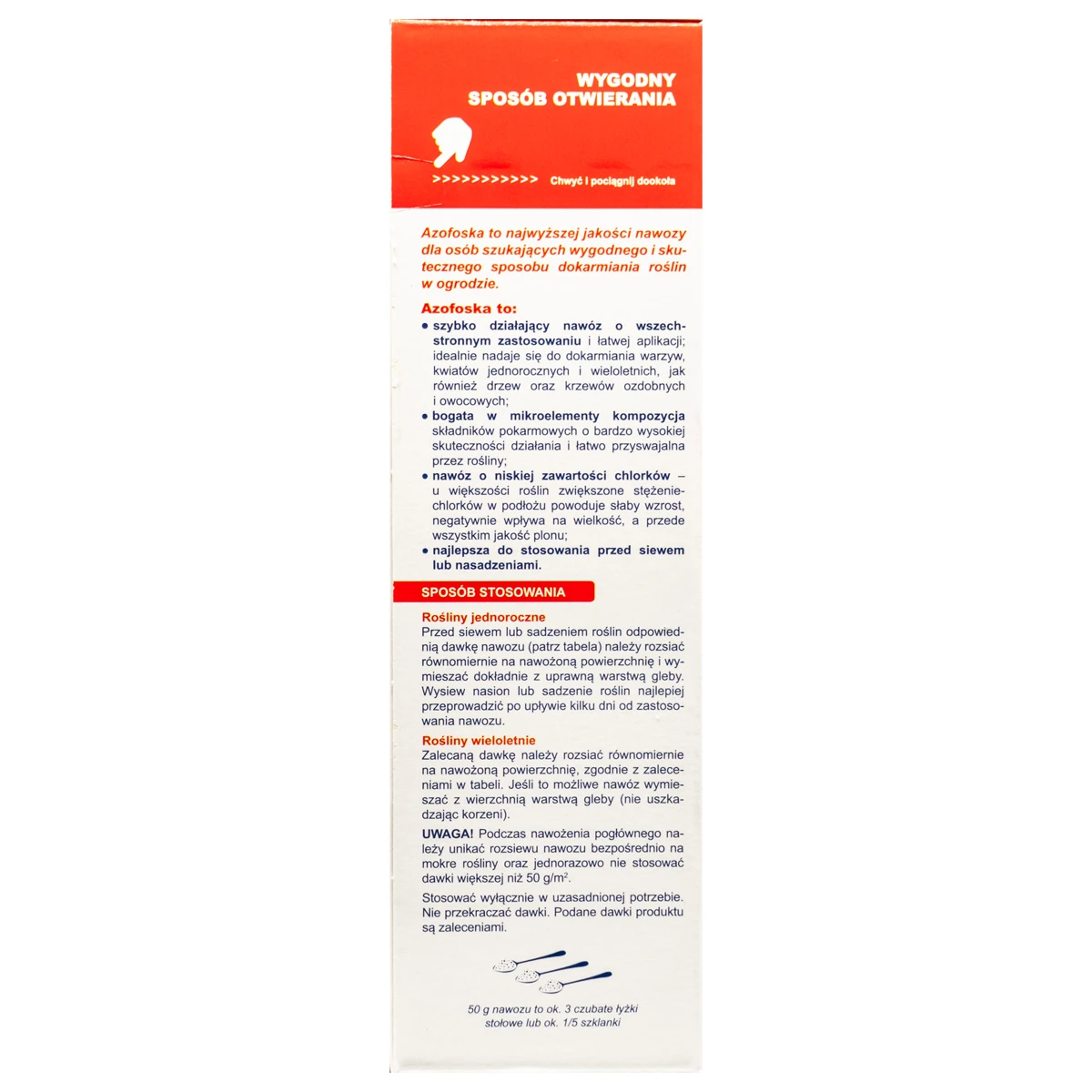 Nawóz granulowany 3 kg Karton Azofoska