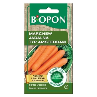 Marchew Jadalna Amsterdam Nasiona 4 g Biopon