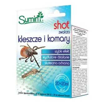Sumin Shot 2X20ML Koncentrat Do Zwalczania Kleszczy