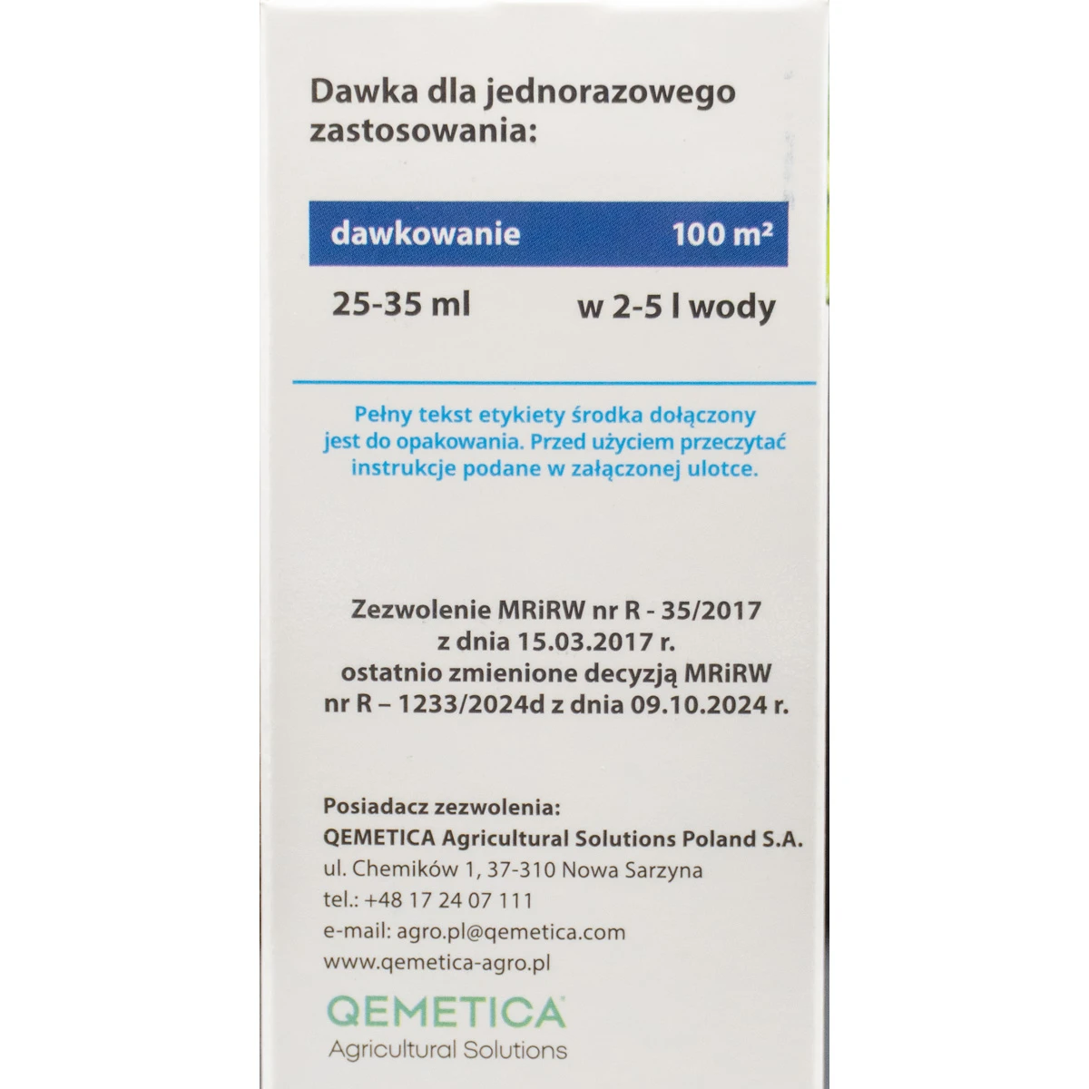 Chwastox Complex 260 EW 100 ml Target