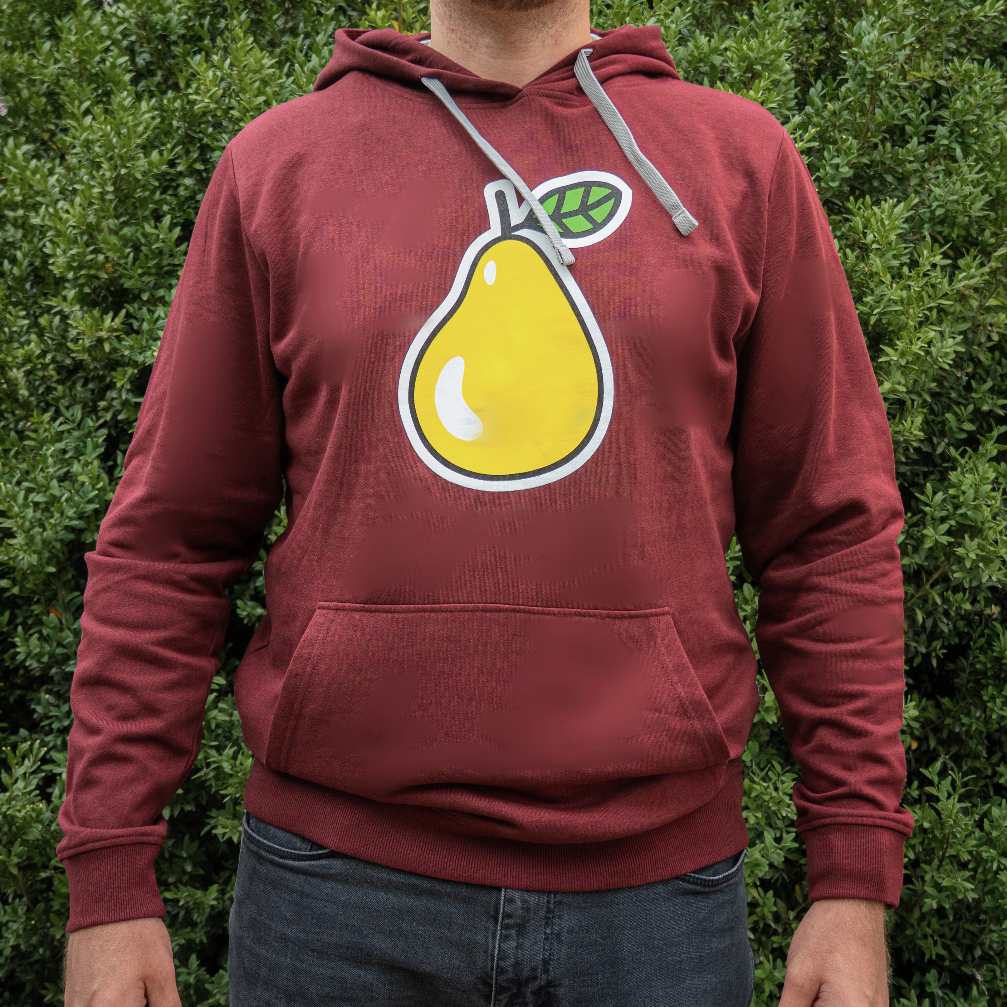 Bluza Kangur Duża Gruszka (kolor czerwone wino) XXL 