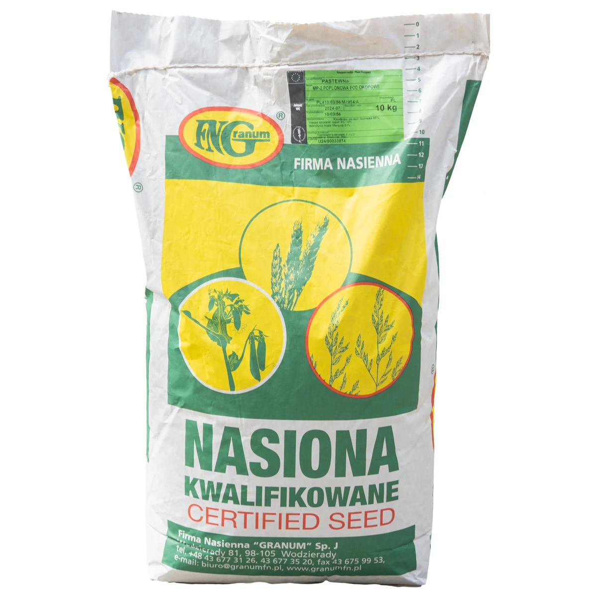 Mieszanka nasion na poplon MP-2 pod okopowe 10 kg 