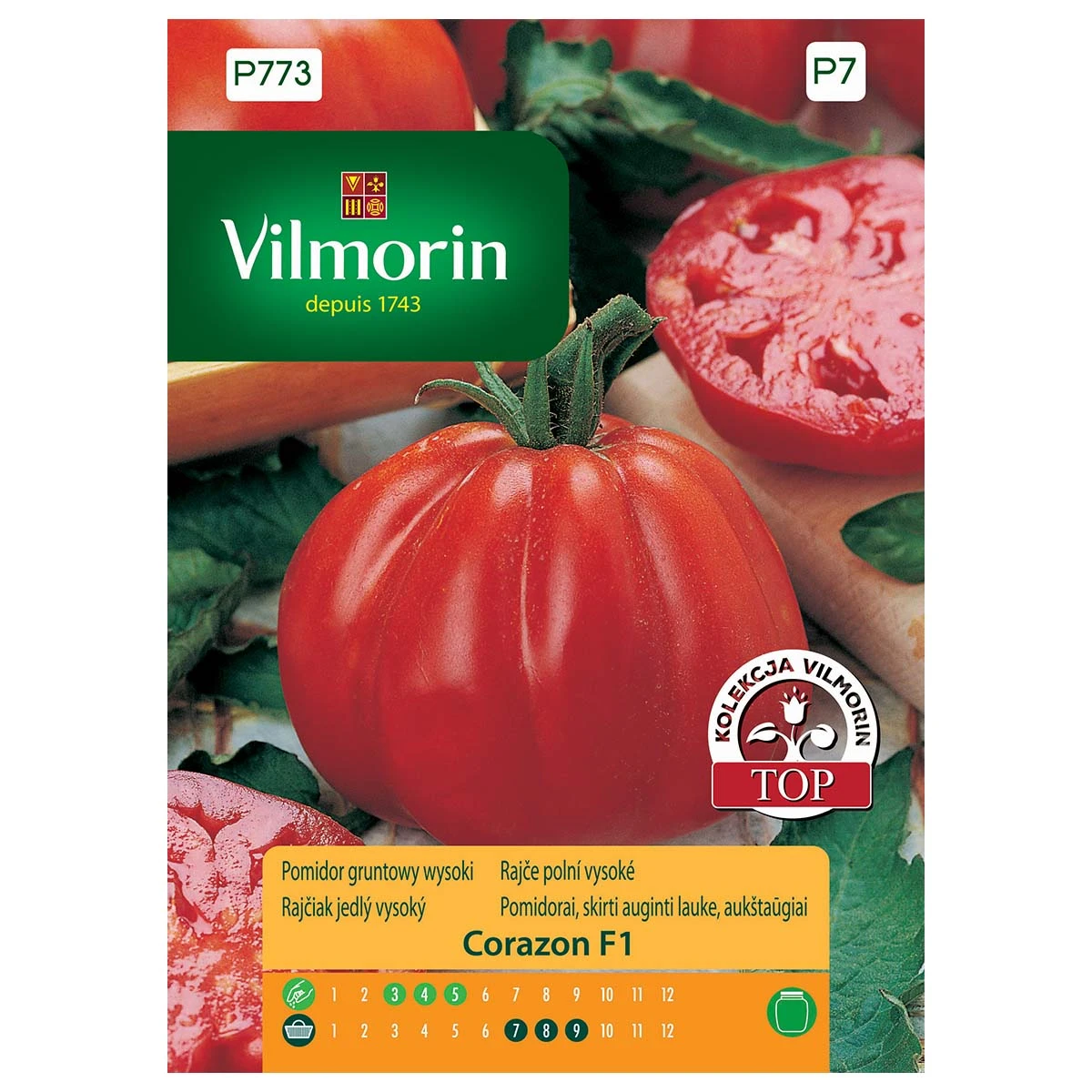 Pomidor Gruntowy Wysoki Corazon F1 Nasiona 0,1 g