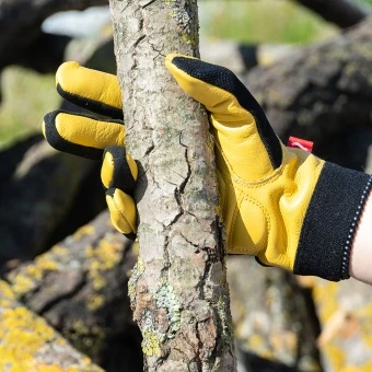 Rękawice ochronne z miękkiej skóry RMECH rozm. L  