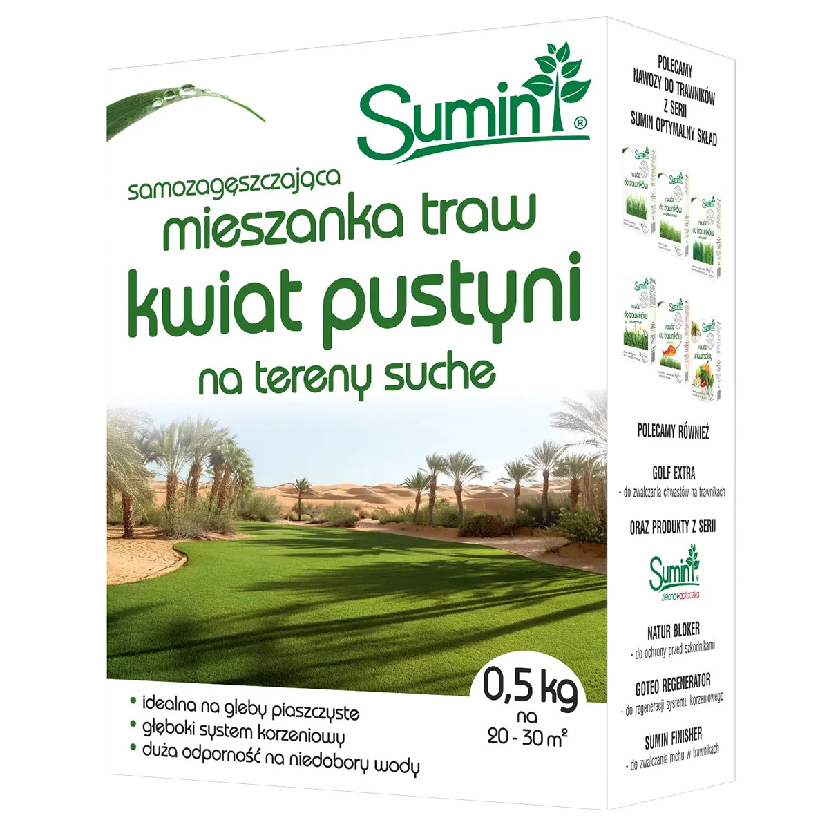 Trawa samozagęszczająca na tereny suche Kwiat Pustyni 500 g Sumin