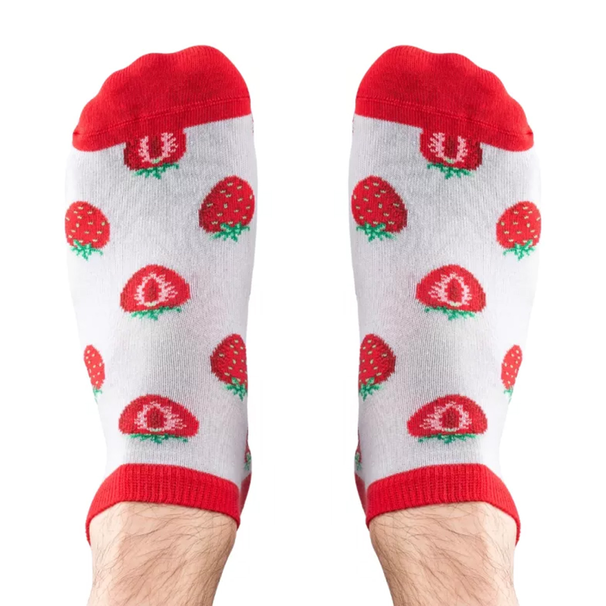 Skarpetki stopki z truskawką rozm. 39-42 