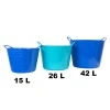 Elastyczne Wiadro Ogrodowe Granatowe 42 L VR-5776 Verkatto