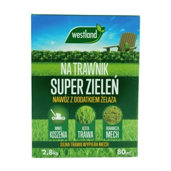 Nawóz do Trawnika Super Zieleń z Dodatkiem Żelaza 2,8 kg  Westland