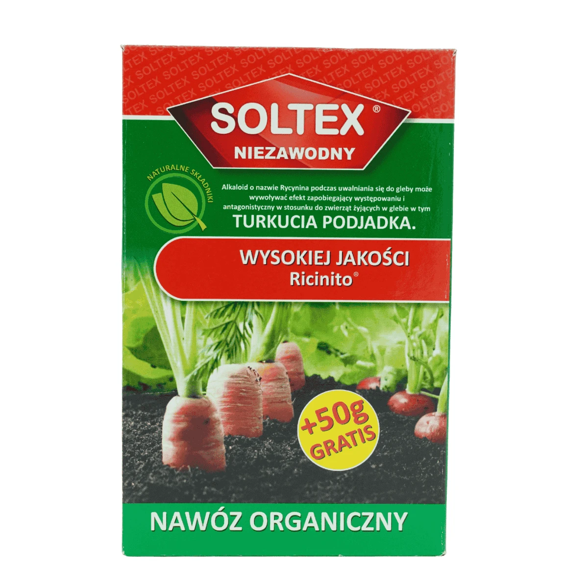 Granulat na Turkucia Podjadka 800 g + 50 g  Ricinito Soltex