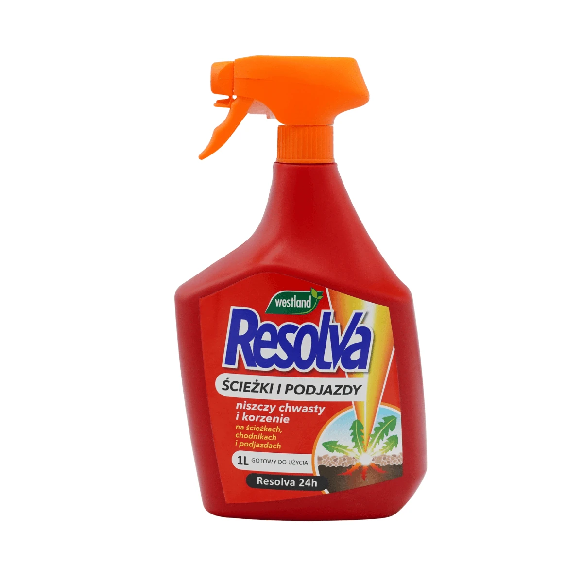 Resolva 24h Ścieżki i Podjazdy 1L Gotowy do Użycia Westland