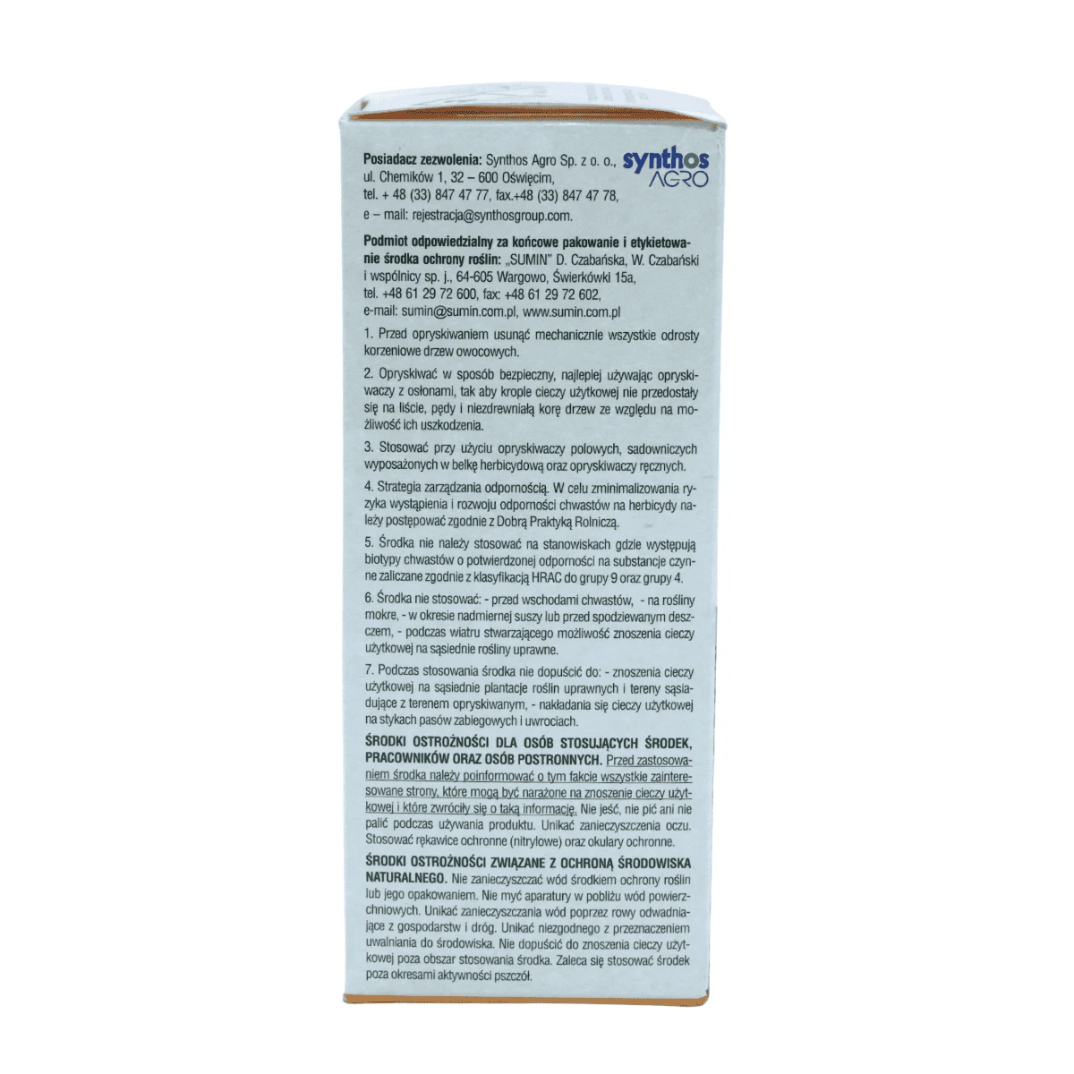 Orkan 350 SL 250 ml na Skrzyp i Perz Sumin