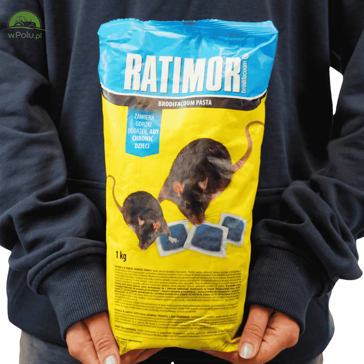 Ratimor Brodifacoum Pasta Najskuteczniejsza 1 kg 