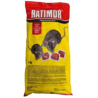 Ratimor Bromadiolone Pasta w Saszetkach Bardzo Skuteczna 1 kg