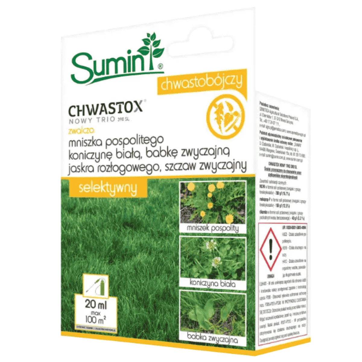 Chwastox Nowy Trio 390 SL 20 ml Sumin 