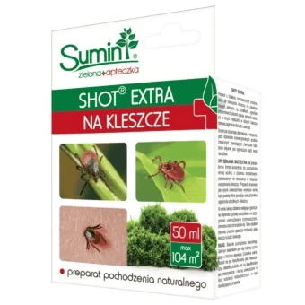 SUMIN SHOT EXTRA 50ML PREPARAT DO ZWALCZANIA KLESZCZY