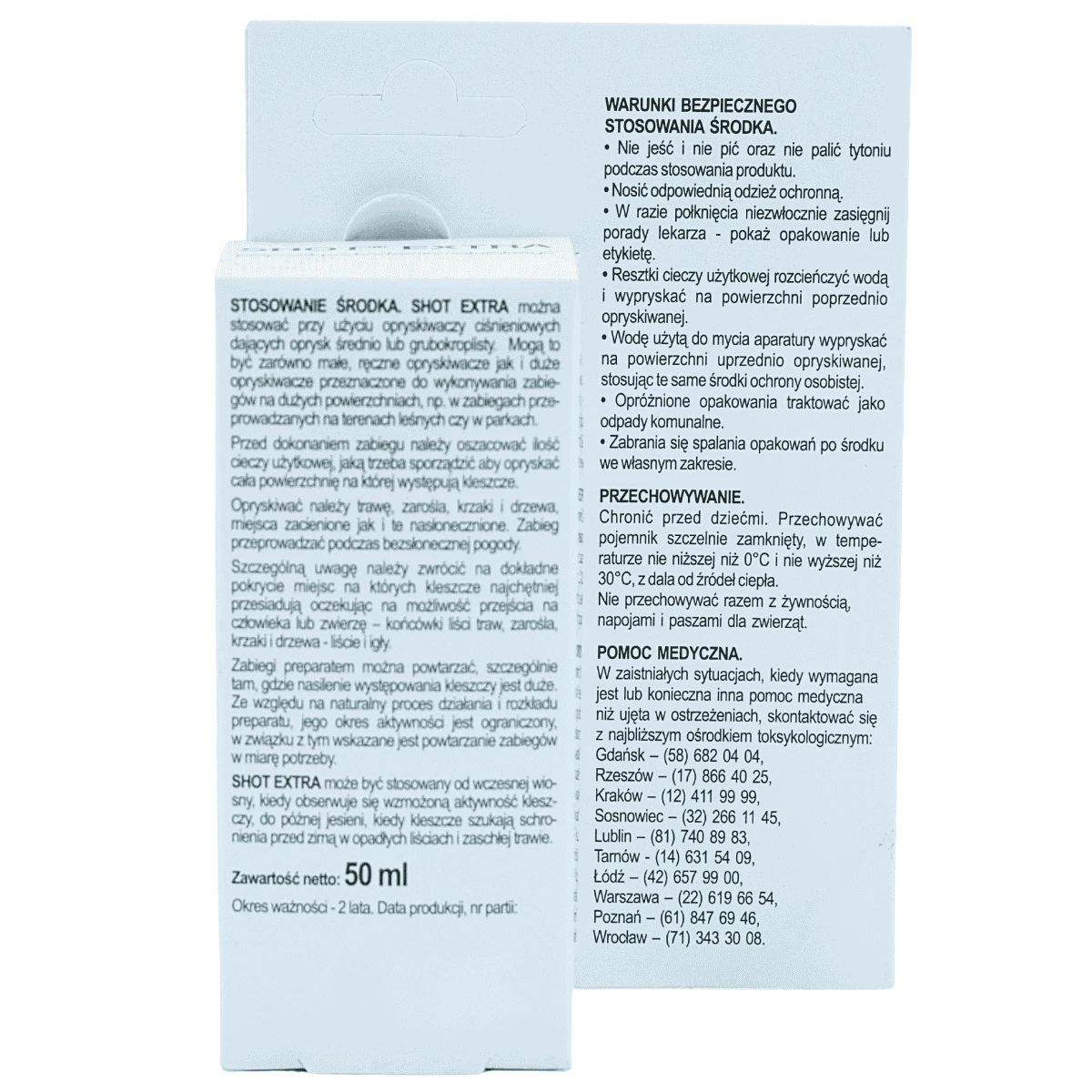 SUMIN SHOT EXTRA 50ML PREPARAT DO ZWALCZANIA KLESZCZY