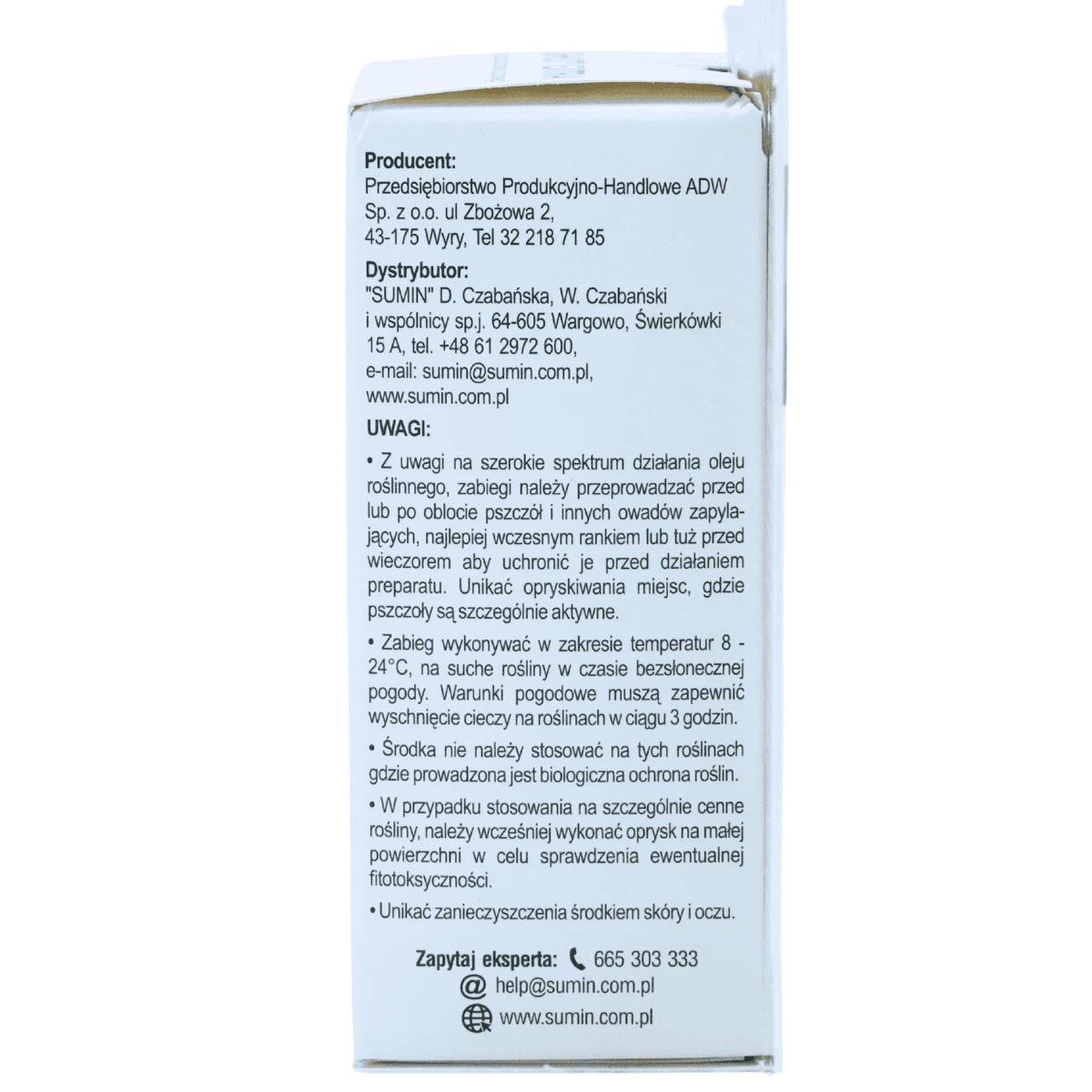 SUMIN SHOT EXTRA 50ML PREPARAT DO ZWALCZANIA KLESZCZY