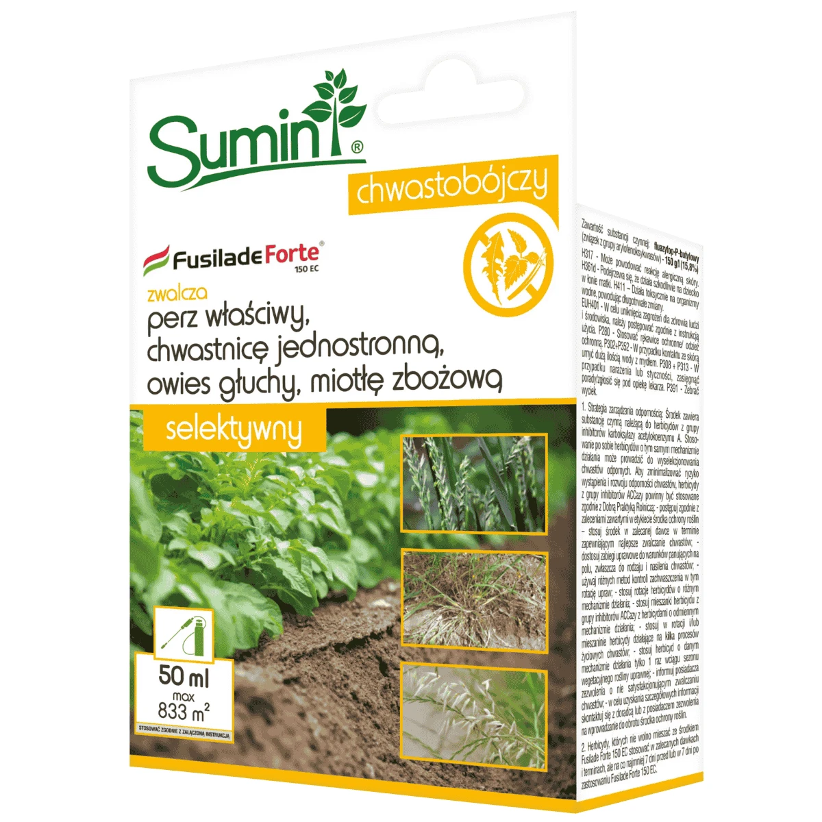 Fusilade Forte 150 EC 50 ml Herbicyd Selektywny Sumin