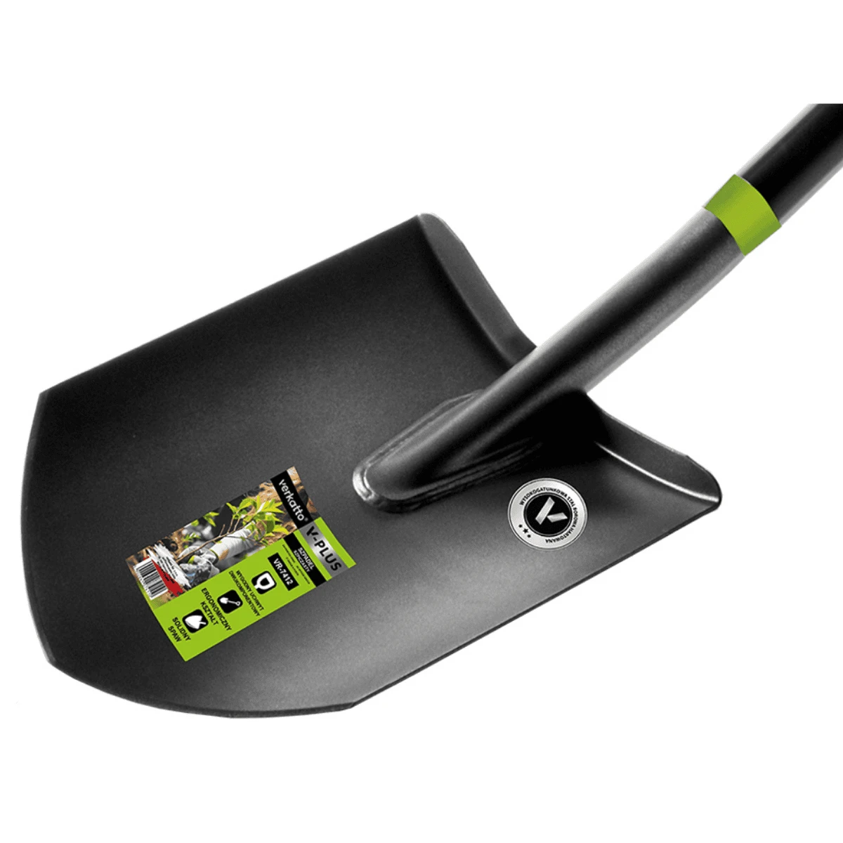 Szpadel Szpiczasty V-Plus Z Metalowym Trzonkiem 