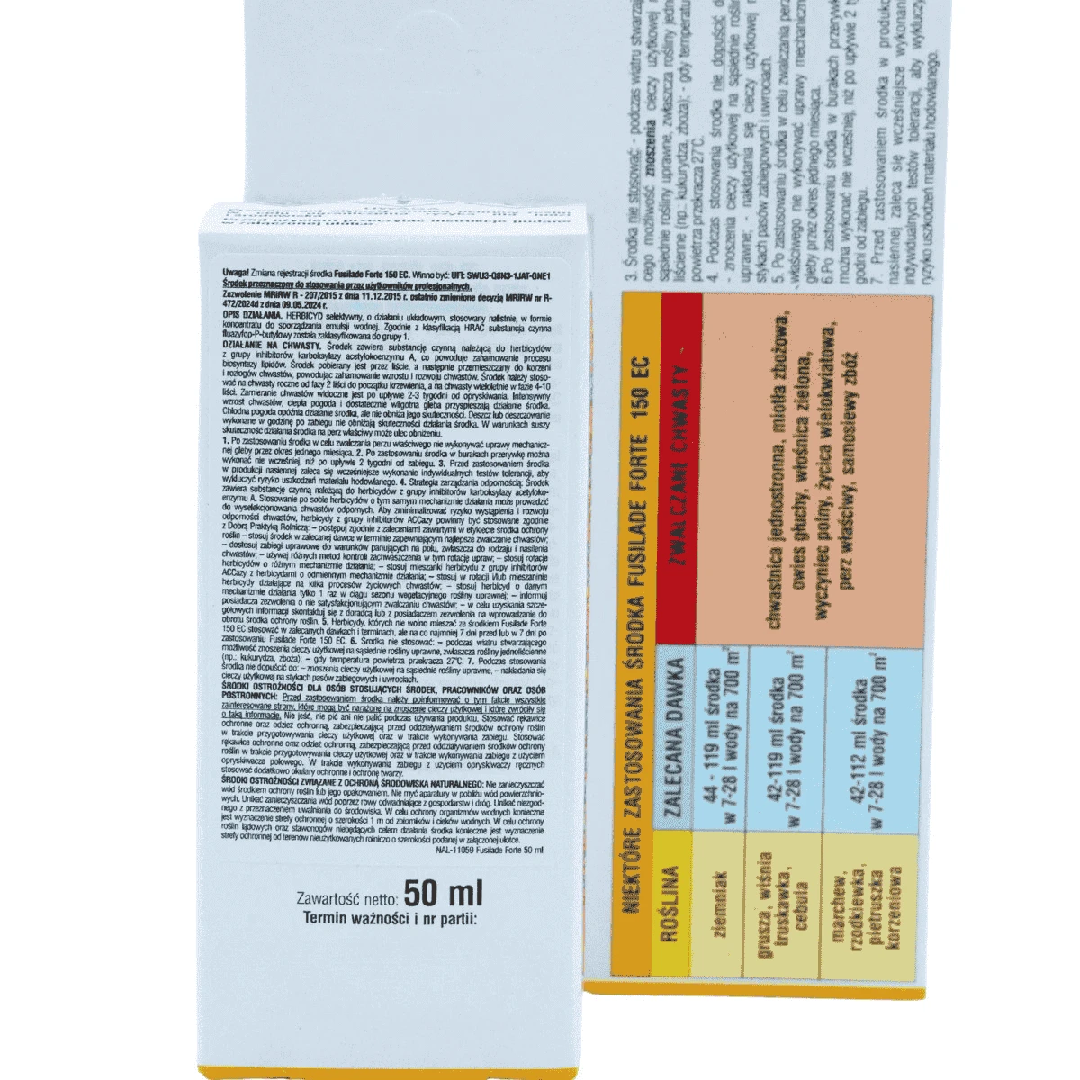 Fusilade Forte 150 EC 50 ml Herbicyd Selektywny Sumin