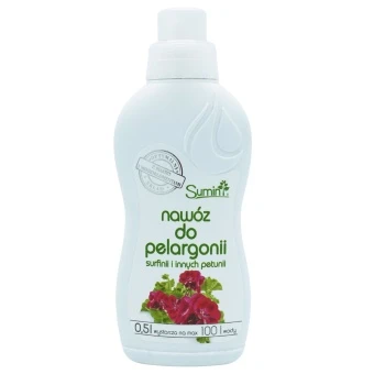 Nawóz w płynie do  pelargonii, surfinii i innych petunii 500ml Sumin