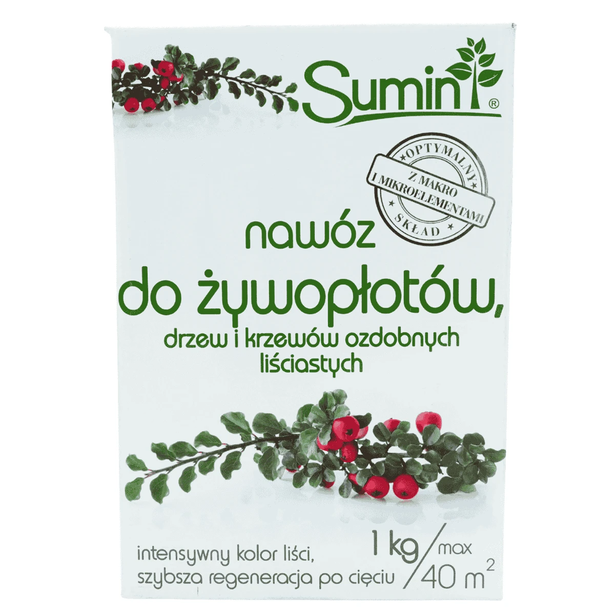 Nawóz do Żywopłotów Drzew i Krzewów Ozdobnych 1 kg Sumin