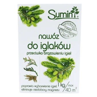 Nawóz Do Iglaków Przeciwko Brązowieniu Igieł 1 kg Sumin 
