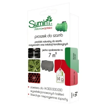 Proszek do Szamb 14 g Preparat Mikrobiologiczny Sumin