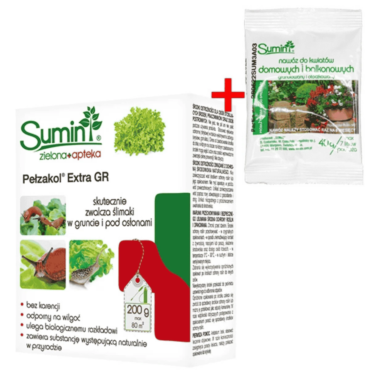 Pełzakol Extra GR 200G R-34/2015 + nawóz długodziałający Plantacote gratis