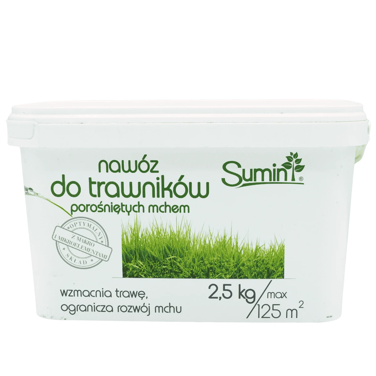 Nawóz do Trawników z dużą zawartością żelaza Ogranicza Mech 2,5 kg Sumin