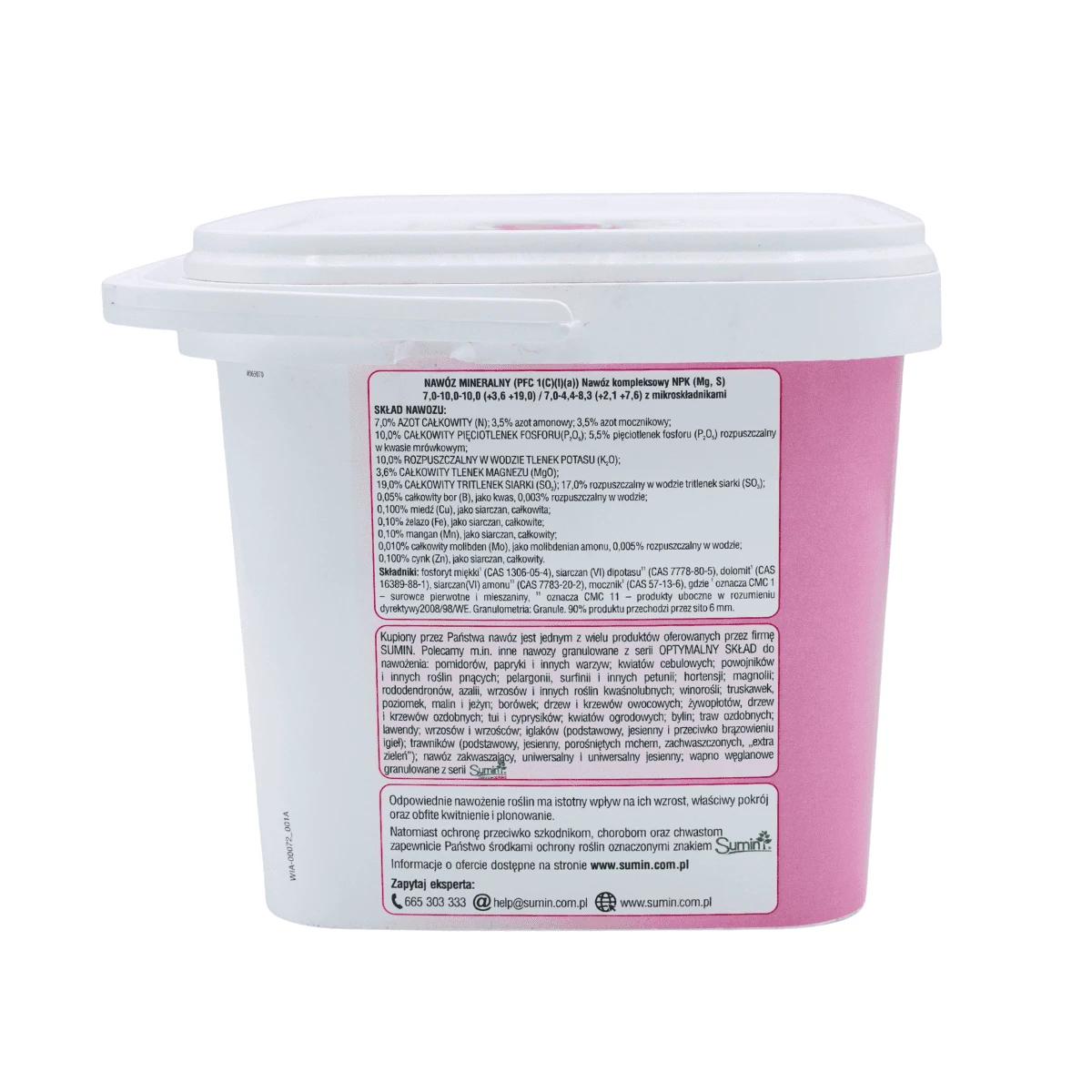 Nawóz granulowany do róż optymalny skład 2,5kg Sumin
