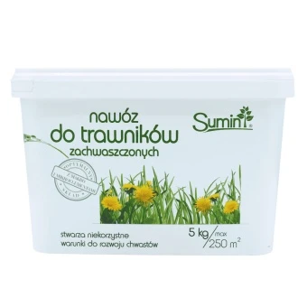 Nawóz do Trawników Zachwaszczonych 5 kg Optymalny Skład Sumin 