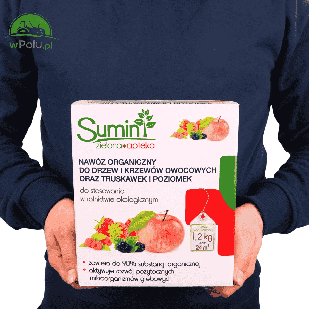 SUMIN NAWÓZ DO DRZEW I KRZEWÓW OWOCOWYCH ORAZ TRUSKAWEK I POZIOMEK 1,2KG