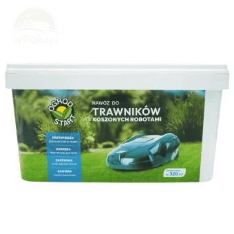Nawóz do trawników koszonych robotami koszącymi Ogród Start 8 kg