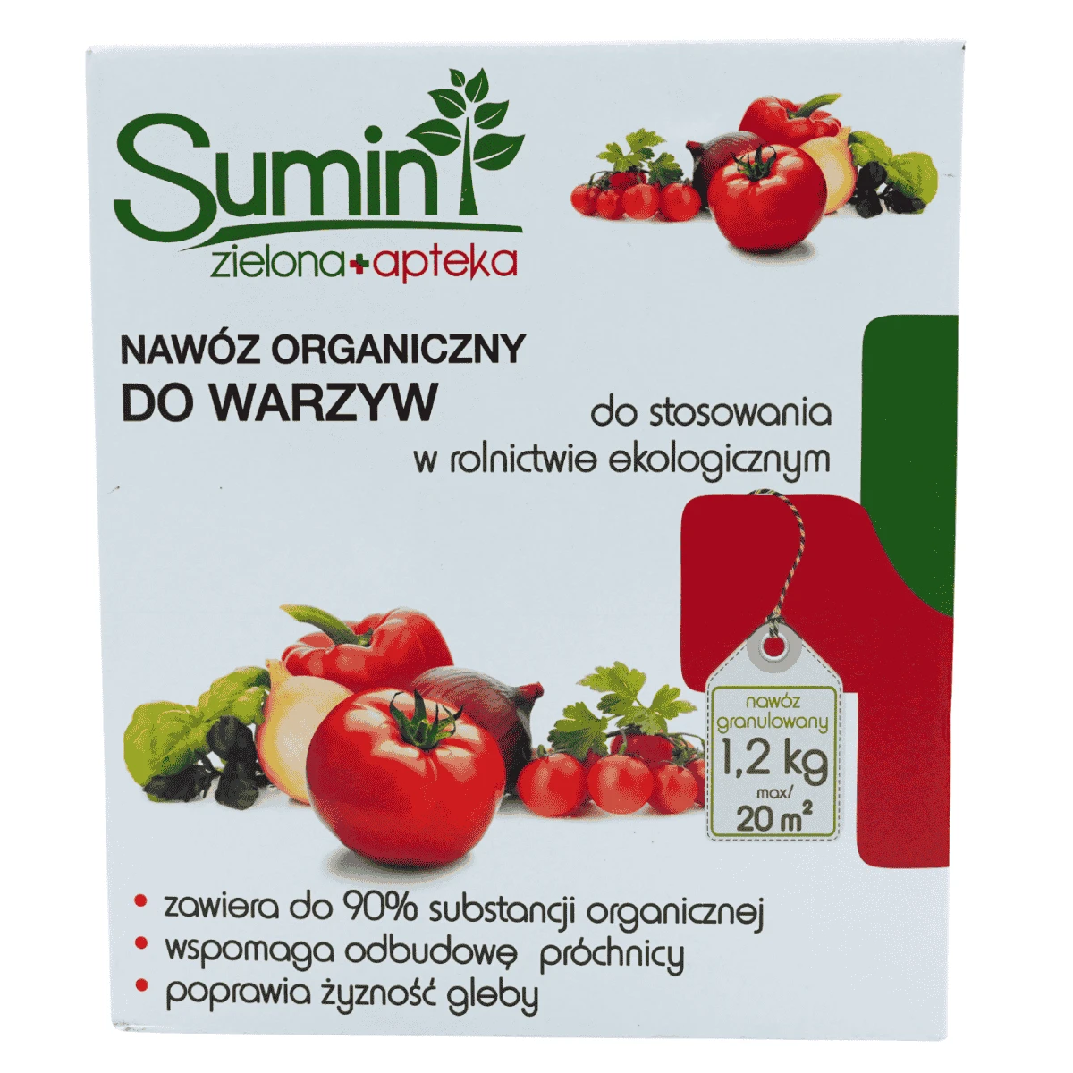 SUMIN NAWÓZ DO WARZYW ORGANICZNY-GRANULOWANY 1,2KG 