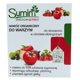 SUMIN NAWÓZ DO WARZYW ORGANICZNY-GRANULOWANY 1,2KG 
