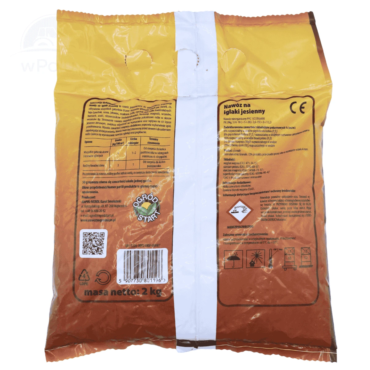 Nawóz do Iglaków jesienny Ogród Start 2 kg