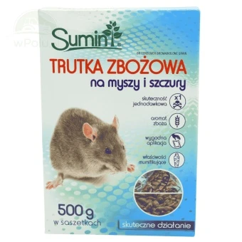 Trutka zbożowa 29 ppm w saszetkach 500 g Sumin